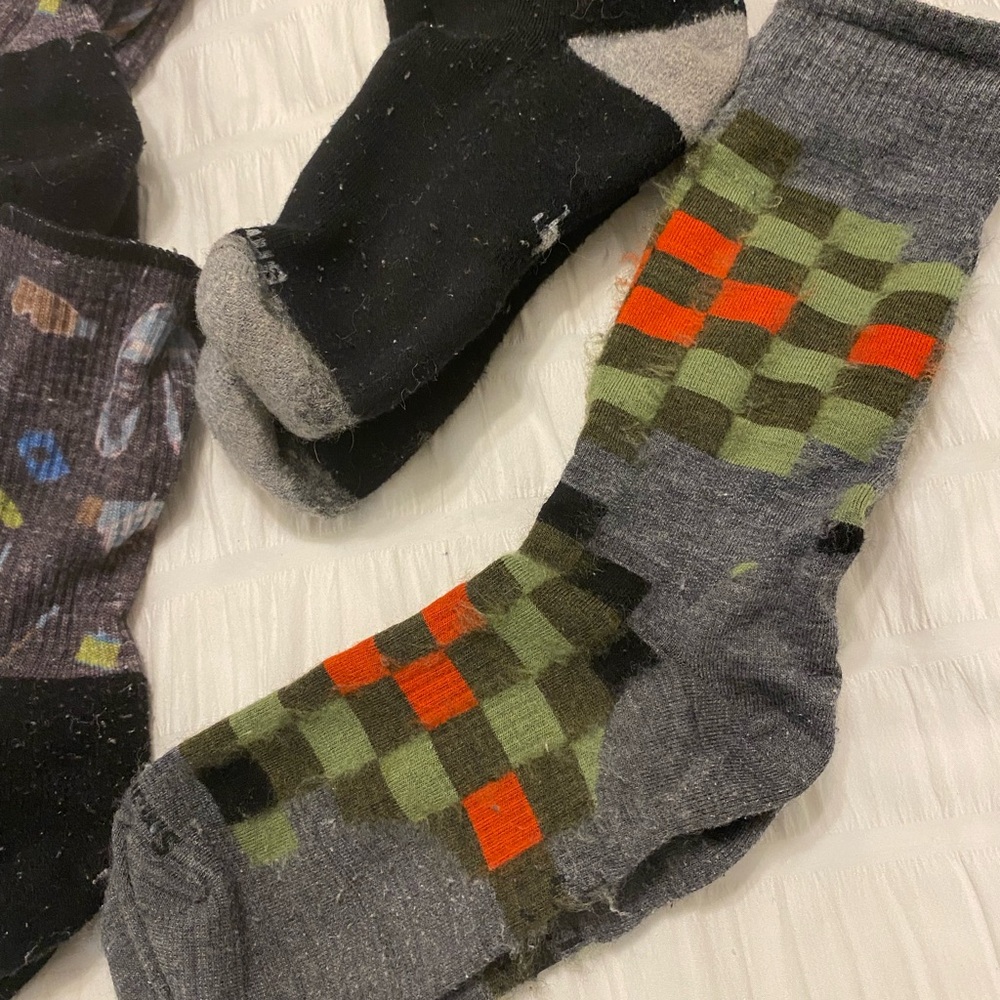 Smartwool Men's Multicolor Socks Set size 9 - Picture 3 of 4
